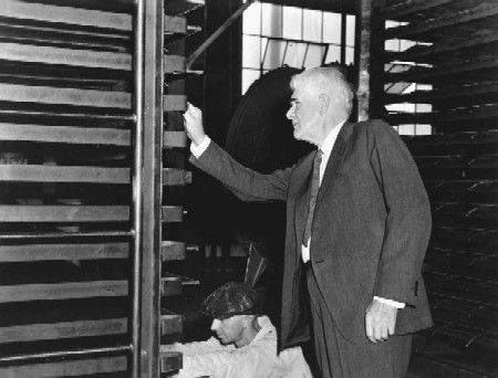 William H. Mason Inspecting Machinery